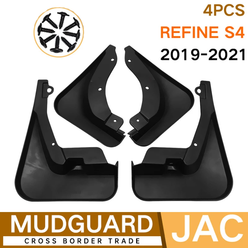 4PCS special for JAC Refine S3 S5 S7 R3 S4  2019-2021 Refine AUTO Mudguards car fender Mud Flaps Mudflaps