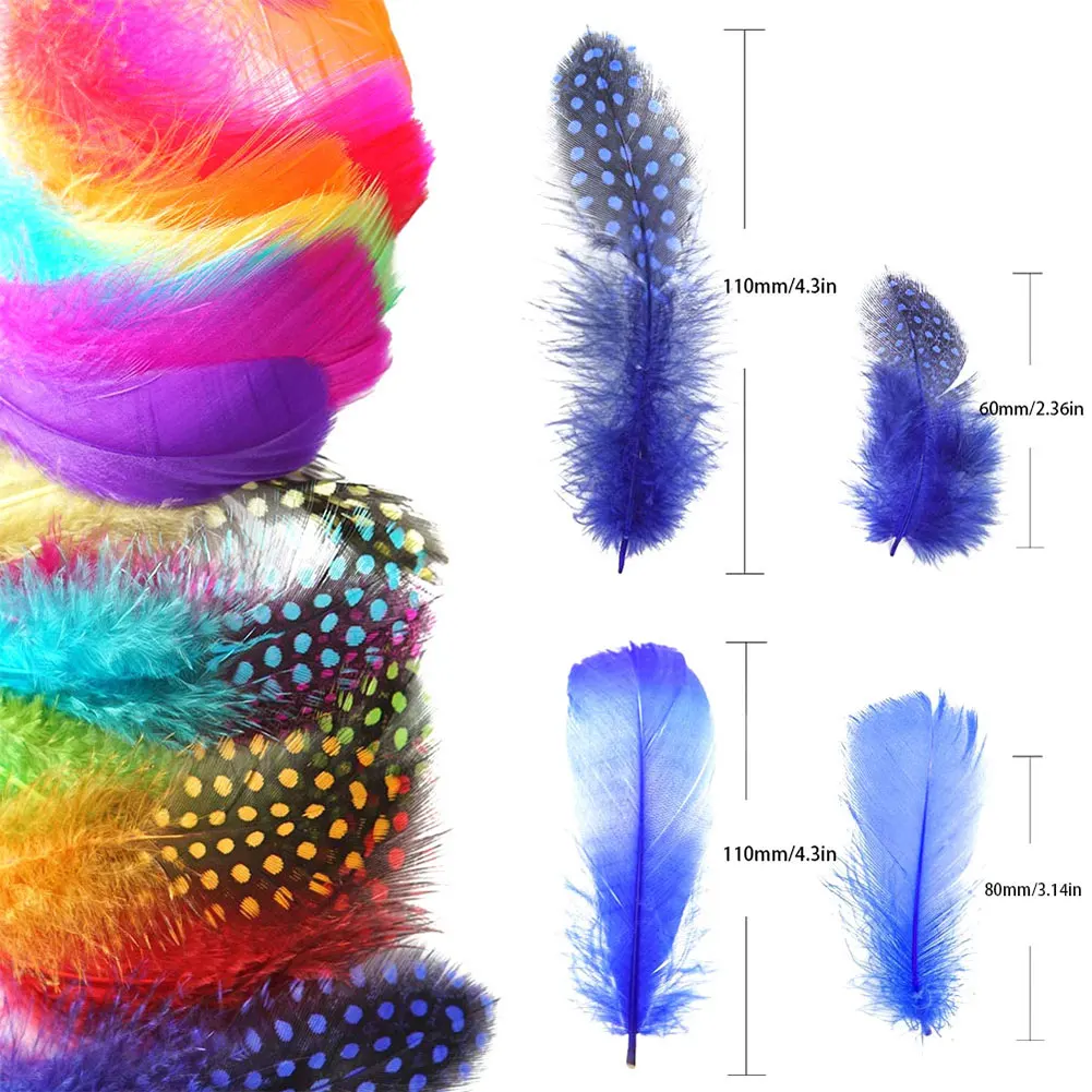 

300Pcs/Lot Turkey Fluffy Marabou Feather 6-11CM DIY Feathers For Needlework Wedding Decoration Plumes Handicraft Accessories