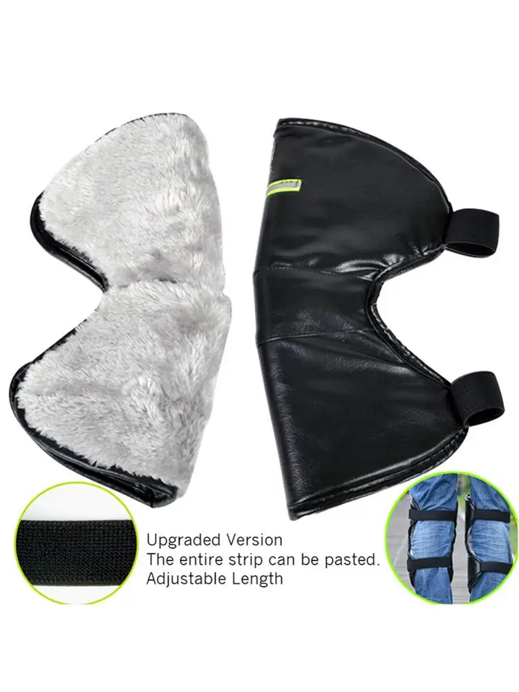 Мотоцикл Скутер короткие наколенники защитные ветрозащитные теплые PU Короткие