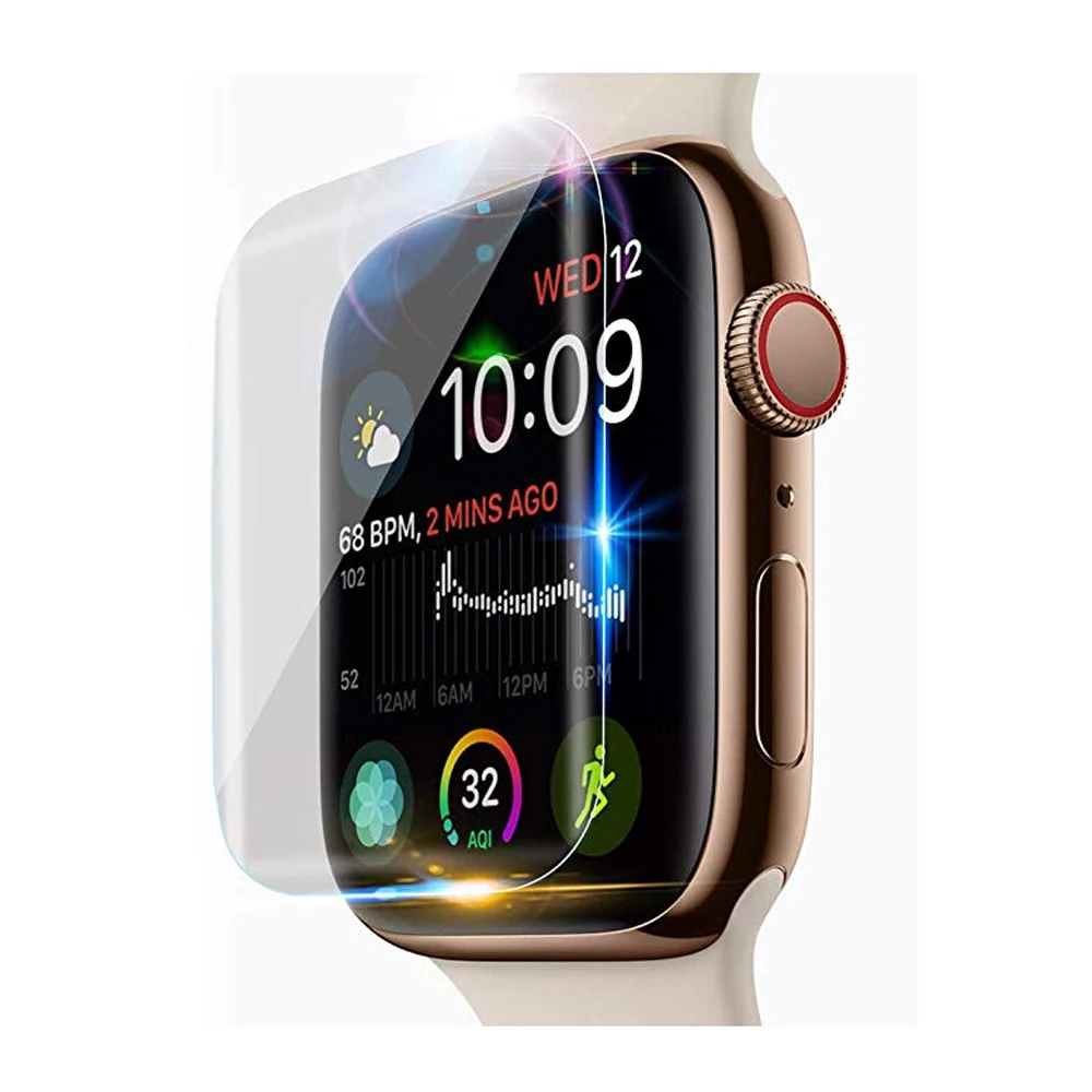 Защита экрана для Apple Watch 5 44 мм 40 IWatch 42 38 9D полностью Гидрогелевая пленка 3 4 2 |