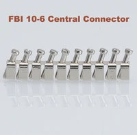 5pcs fbi10 6 central connector short circuit connection strip din rail screw terminal block uk2 5b5n uk twin ukk5 bornier parts