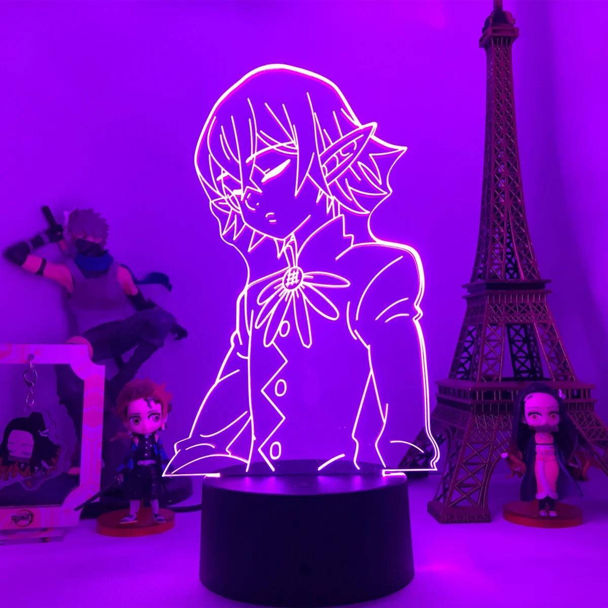 Аниме 3D лампа семь смертных грехов Ночной светильник подарок на день рождения