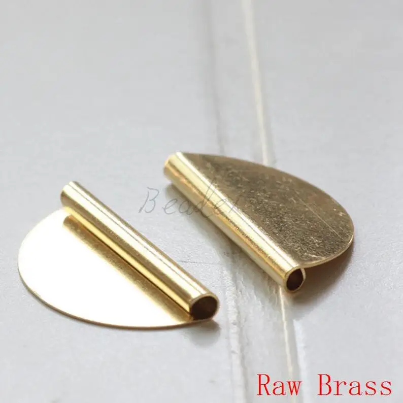 

Solid Brass Half Circle - Spacer 35x17.5mm (3726C-V-77)