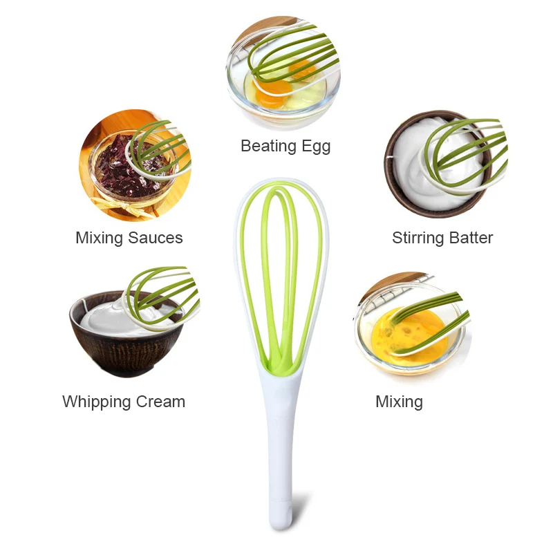 Роторный Ручной взбиватель для яиц Многофункциональный миксер мешалка крема