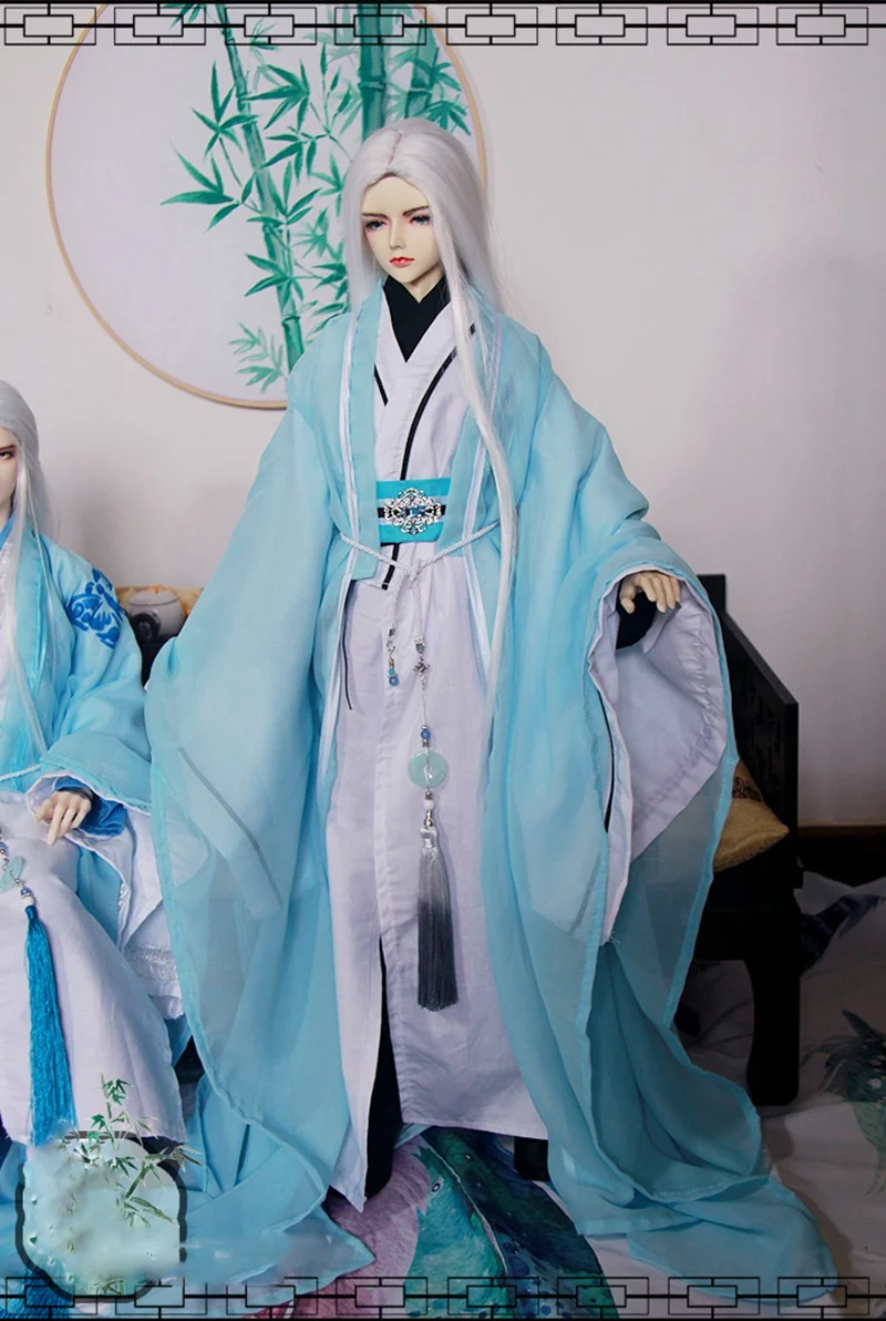 1/4 1/3 аксессуары для одежды BJD древний китайский костюм платье ханьфу наряд воина