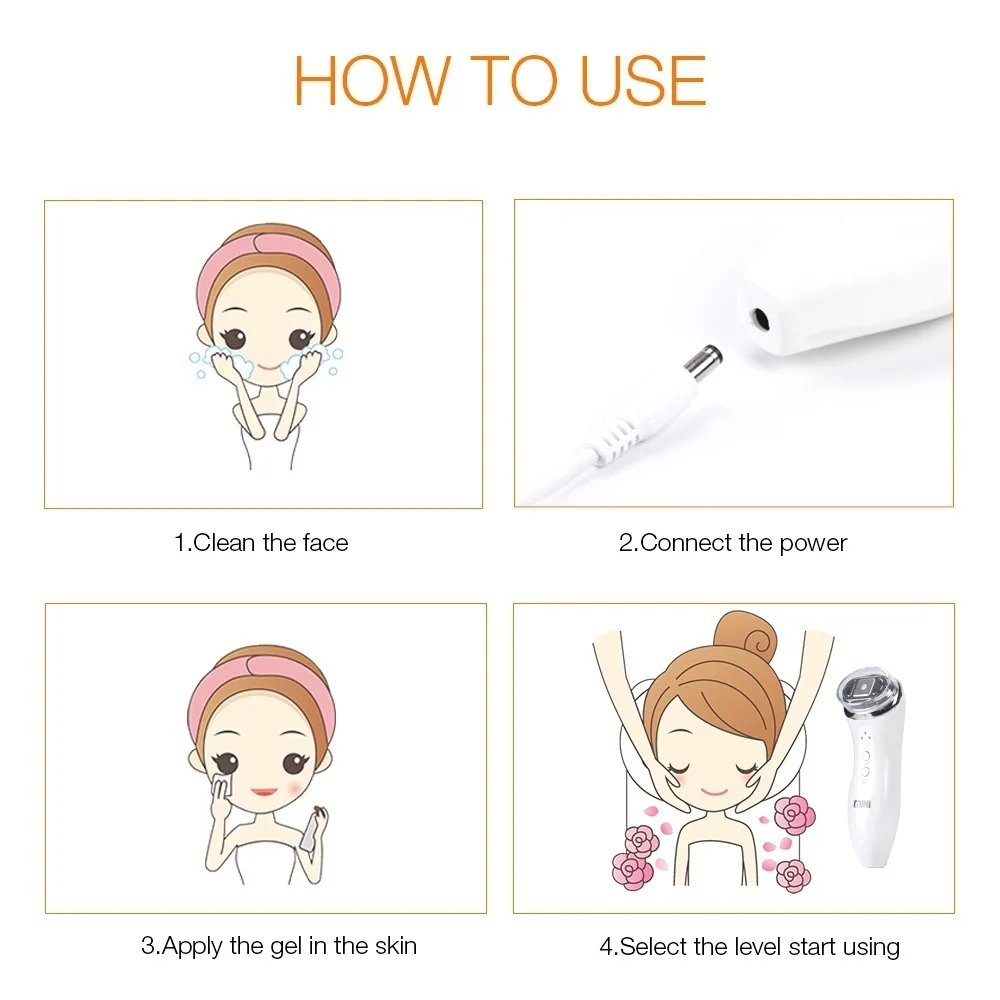 Kopen Ultrasone Hifu Gezicht Gericht Echografie Bipolaire Massager Skin Care Anti-Aging Schoonheid Huidverzorging Gereedschap Schoonheid Machine