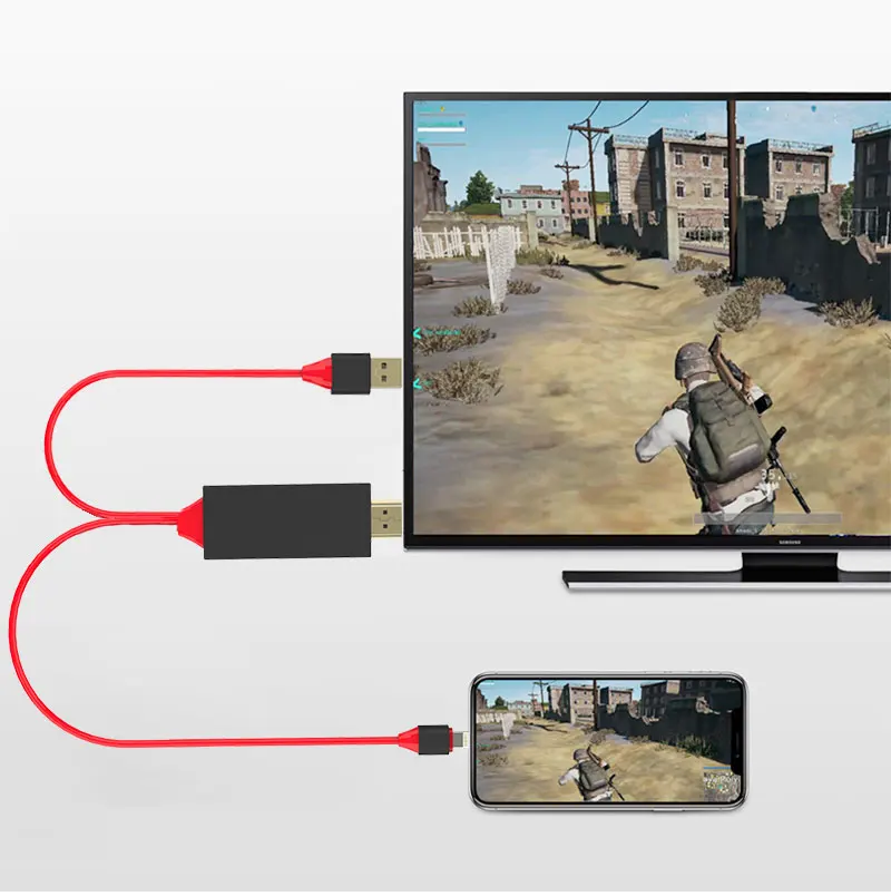 HDMI кабель HD 1080P HDMI конвертер адаптер usb-кабель кабель для iPhone iPad для MHL Android телефон