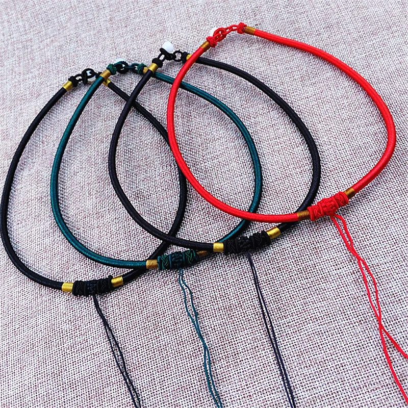 Прецизионное вязаное Ожерелье сделай сам веревка ручной работы подвеска