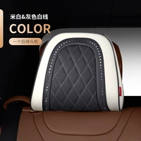 napa leather car seat rest cushion headrest car neck pillows for mercedes benz maybach s class headrest car accessories