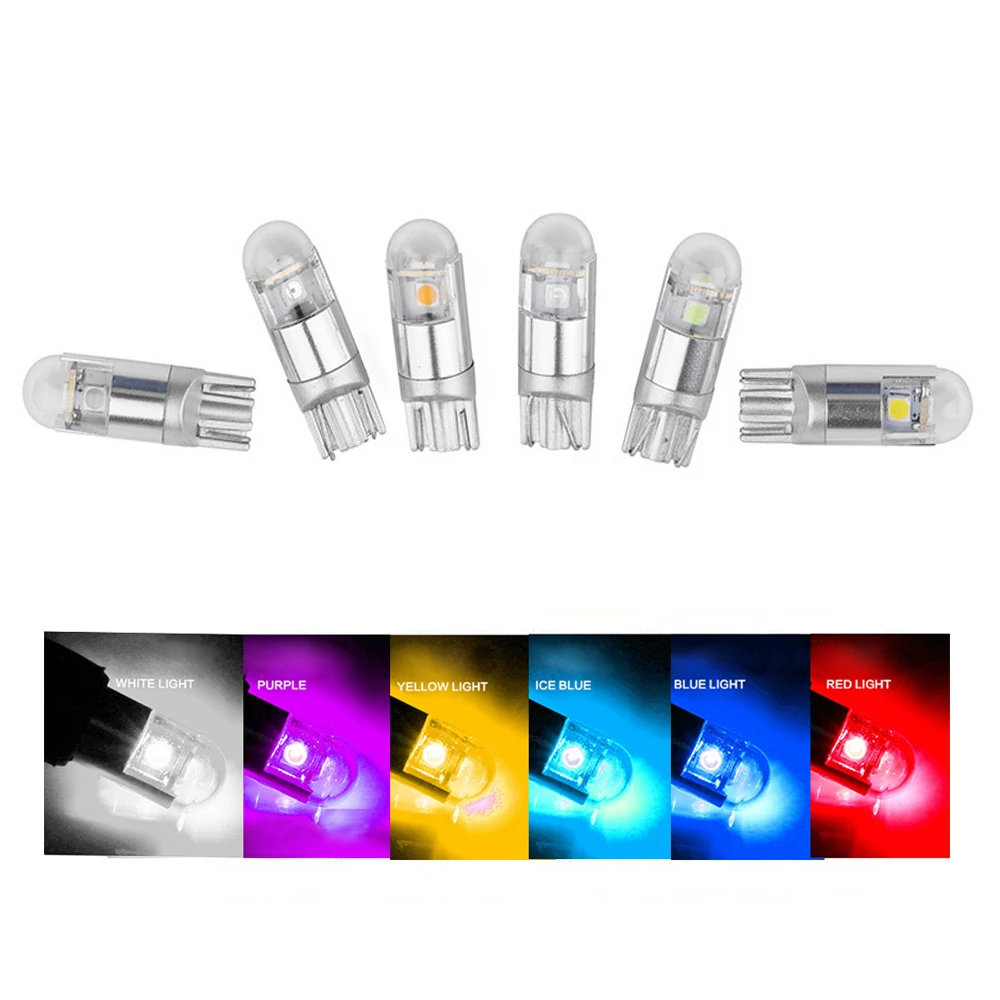 2X высокое качество T10 2SMD 2 SMD 3030 светодиодный W5W WY5W 2825 192 921 168 501 Автомобильный Клин лампа габаритный автомобильный фонарь дверная карта купольная лампа DC12V