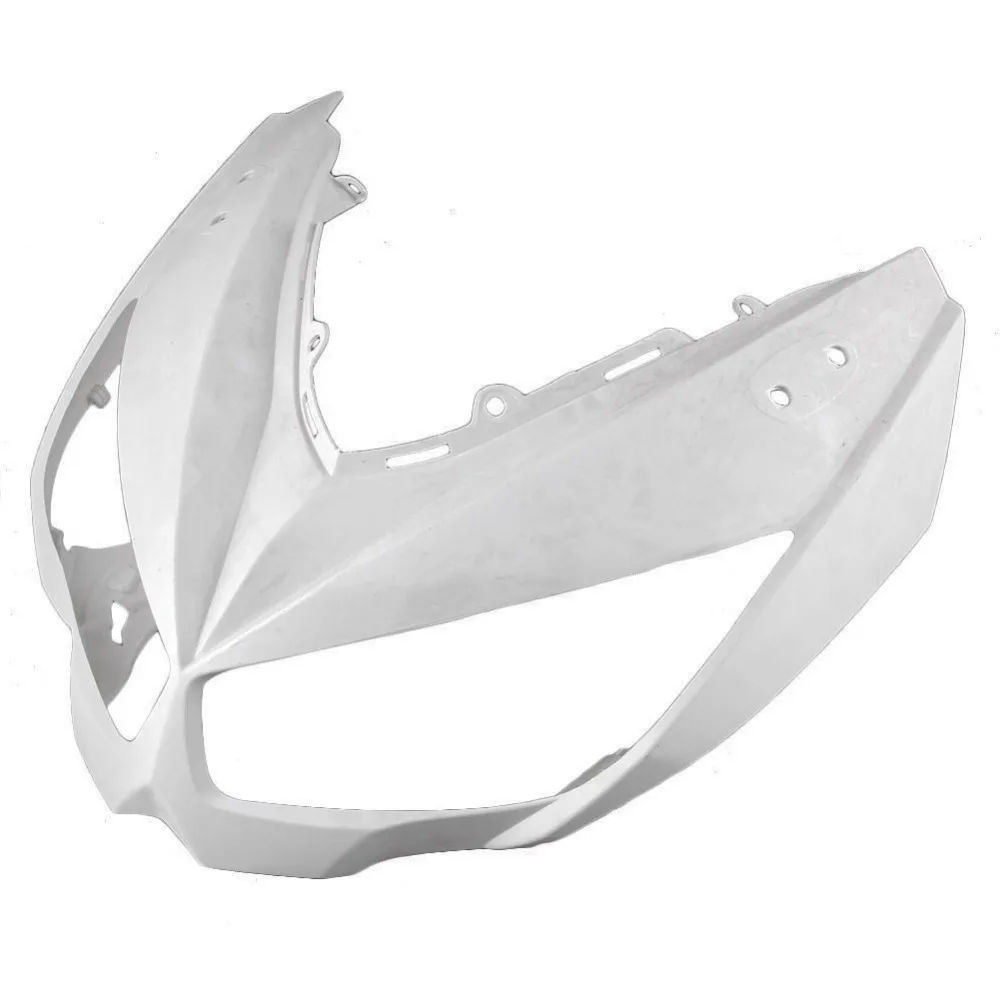 Неокрашенный Белый Мотоцикл Передний хомут нос обтекатель для Kawasaki Z1000SX 2010 2011 2012