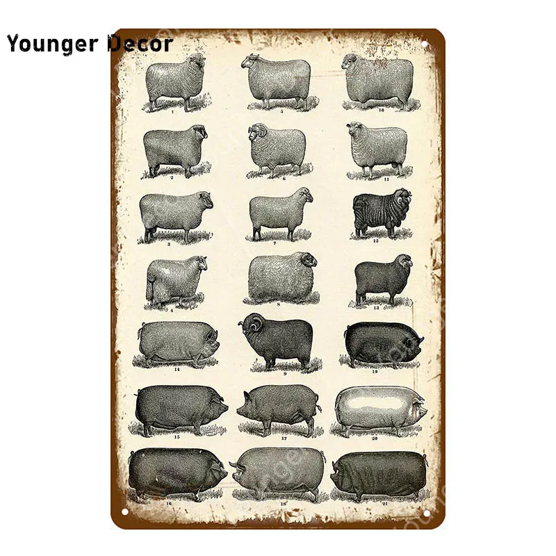 Рынок свежих яиц молочный металлический знак магазин кафе домашний Настенный