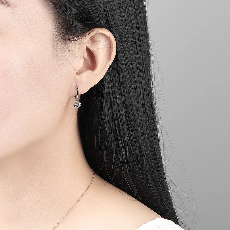 Женские серьги QMCOCO серебряного цвета Новые Модные Элегантные праздничные