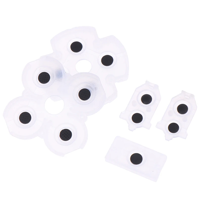 

1Set For Sony Playstation 4 PS4 Controller Conductive Silicone Buttons Rubber Pads for Game Replacement Parts