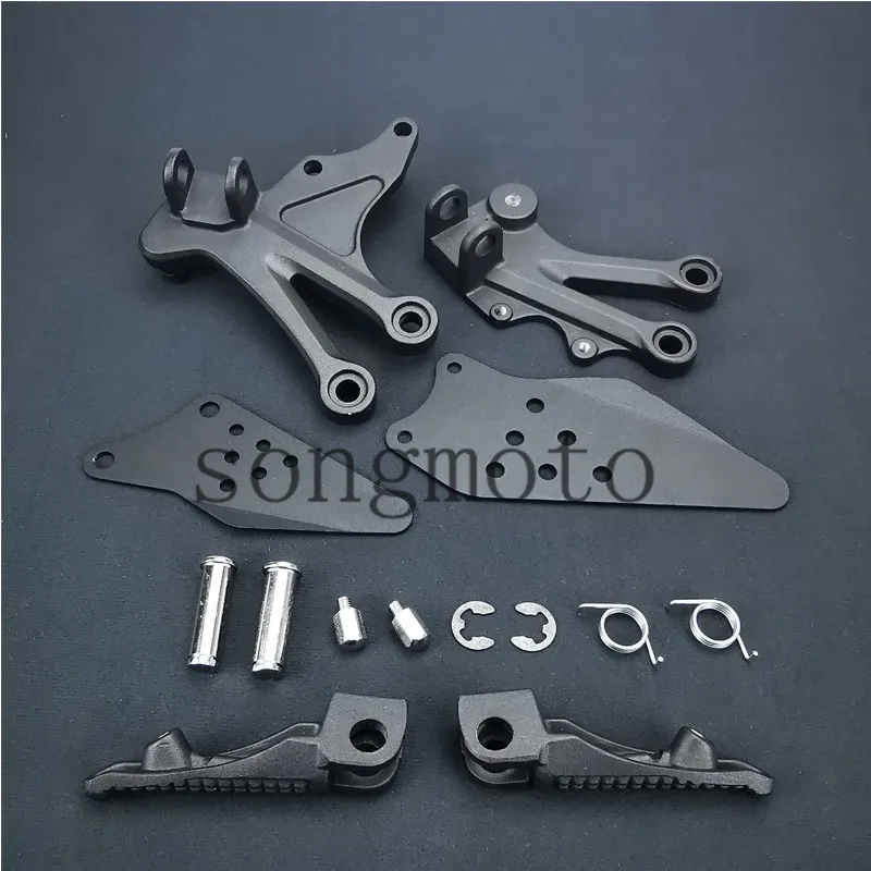 Передняя Подножка для мотоцикла комплект подножек Kawasaki Ninja ZX-10R ZX10R 2004 2005 2006 2007 2008