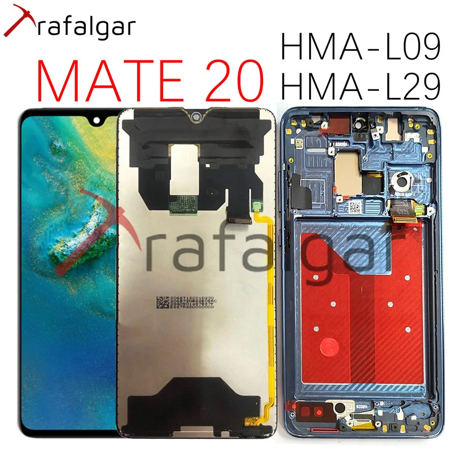 Трафальгар ЖК дисплей для Huawei Mate 20 с сенсорным экраном дигитайзер сенсорный