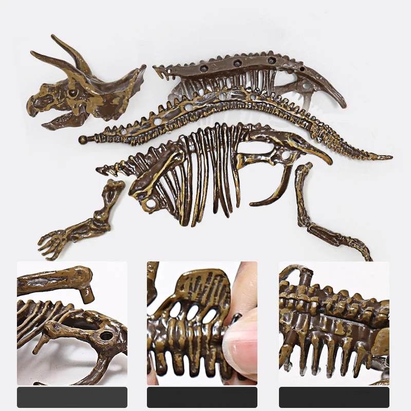 

Simulation Dinosaur Toy History Learn Archeological Fossil Excavation Animal Skeleton Model Decoration Tyrannosaurus Toy For Boy