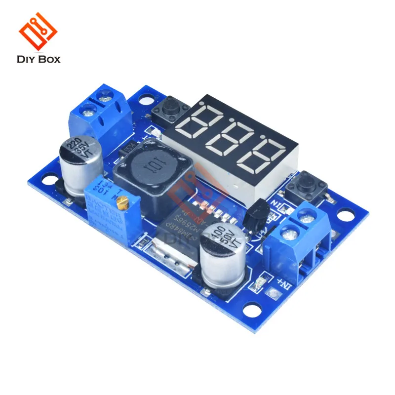 DC понижающий модуль LM2596 DC/DC 4 0 ~ 40 до 1 25 37V Регулируемый Напряжение регулятор с