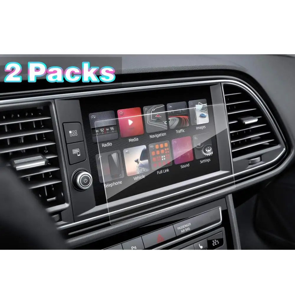 RUIYA 2 шт. ПЭТ-экран протектор для Seat Leon ST SC 5F/Leon 5dr Cupra 300 Full Link 8 дюймов Автомобильный навигатор сенсорный центр didsplay