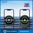 Магнитное автомобильное беспроводное зарядное устройство для iPhone 12 pro max mini, быстрая зарядка телефона, автомобильный держатель, портативное беспроводное зарядное устройство Qi, автомобильное зарядное устройство Aitvent