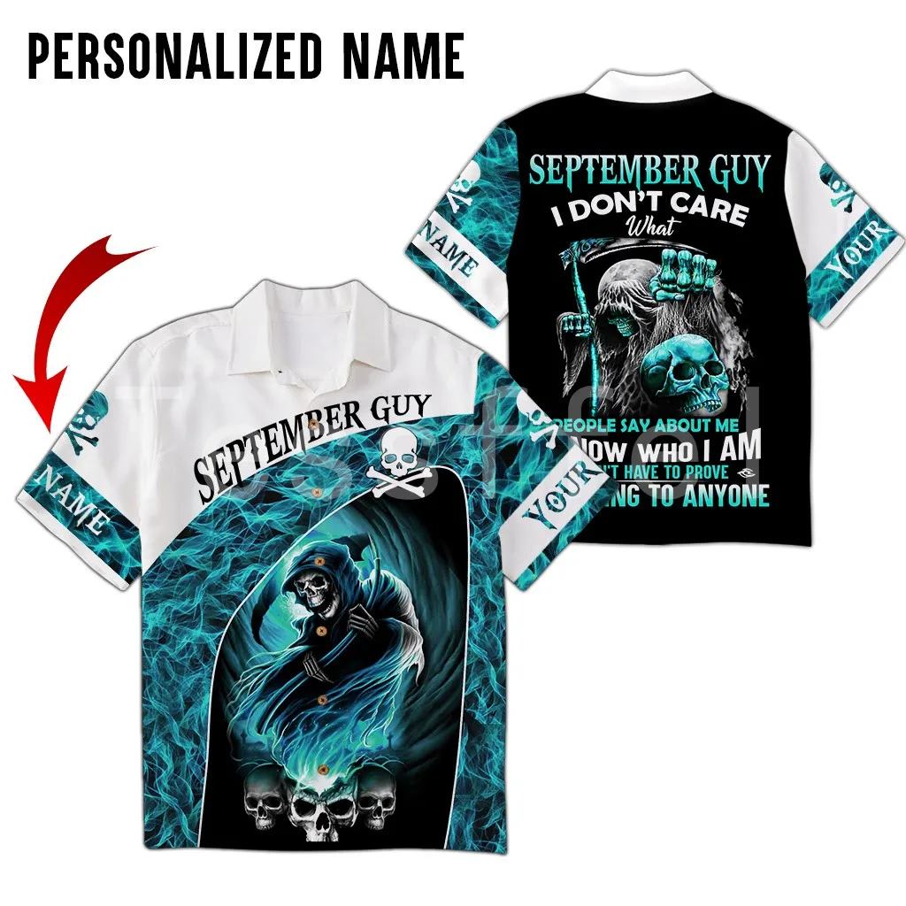 

Tessffel Month Guy Skull 3D Printed Men’s Hawaiian Shirts Beach Shirt Fashion Summer Harajuku Casual Oversize Streetwear M31