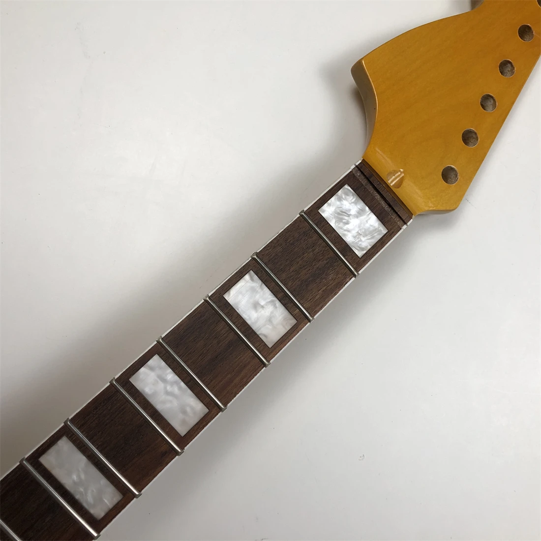 Reverse Big Head Electric Guitar Neck 22 Fret 24 inch Maple Rosewood Fretboard Block inlay Gloss