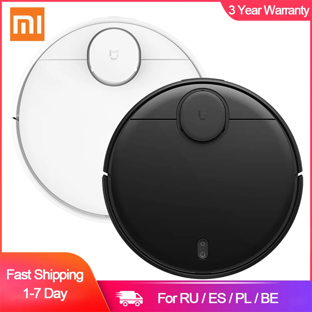 

XIAOMI robot vacuum cleaner map navigation WiFi application 4000Pa suction smart memory electric water tank wet mop disinfection
