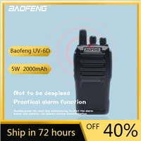 baofeng uv 6d walkie talkie 5w long range two way radio 400 480mhz uhf single band handheld radio uv6d transceiver interphone