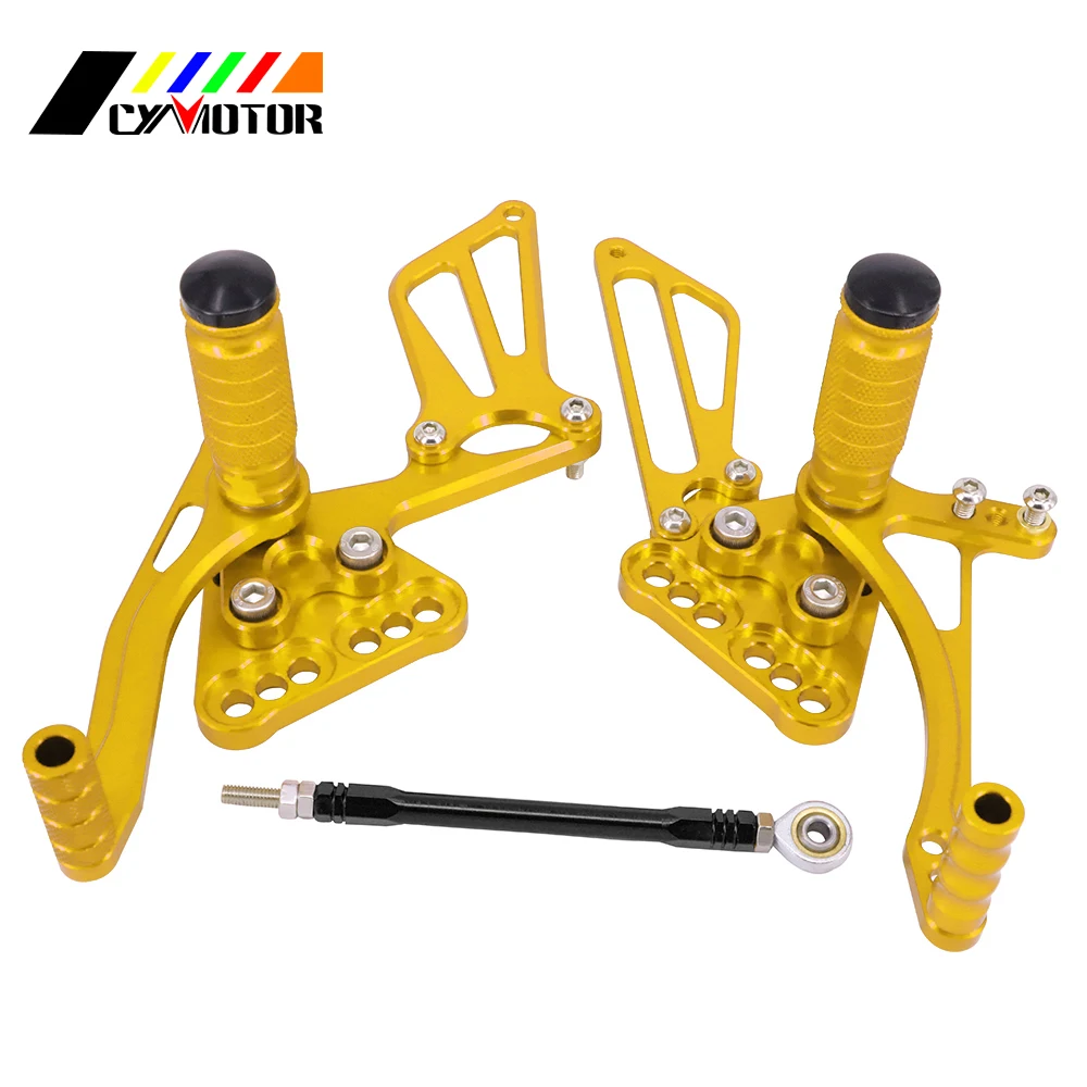 Мотоцикл с ЧПУ Регулируемые подножки подножек для SUZUKI GSXR600 GSXR750 GSXR 600 750 2006 2007 2008 2009