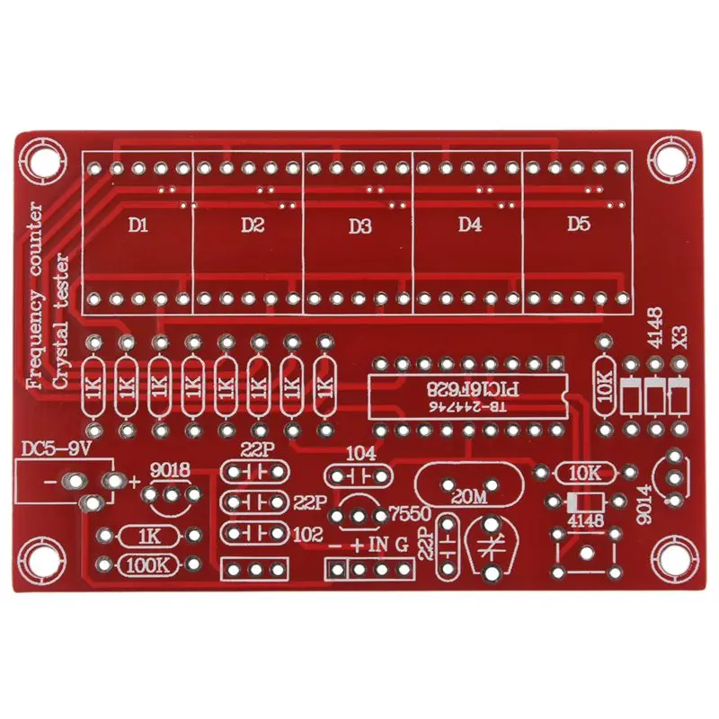 Новинка-DIY наборы 1 Гц-50 МГц кристалл осциллятор счетчик частоты | Инструменты