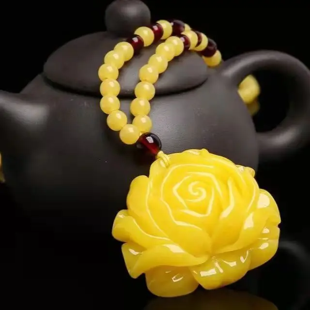 

Sweater chain latest retro national style versatile sweater chain wholesale Sweater Chain Flower Rope Chain