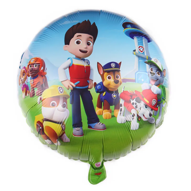 Горячая продажа 18 дюймов патруль собака стоящий воздушный шар из фольги