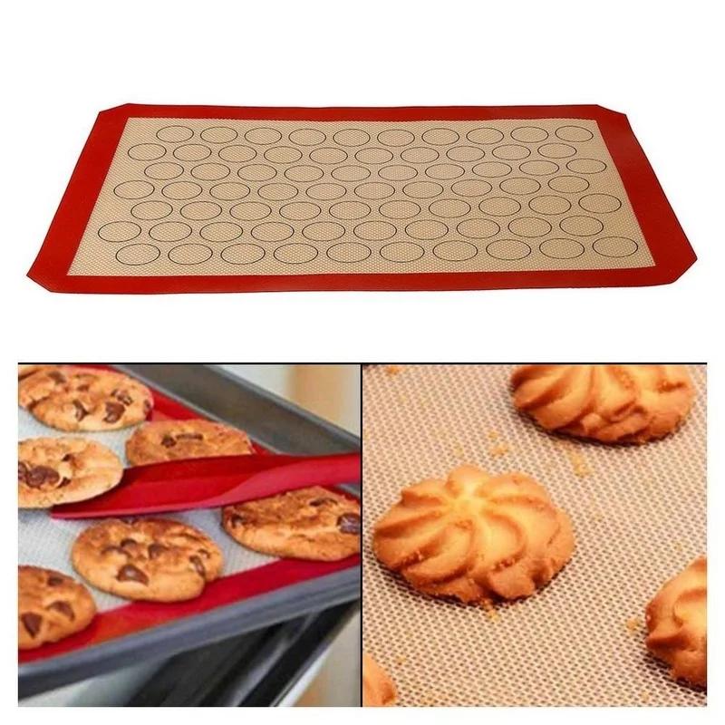 

Silicone Macaron Baking Mat - for Bake Pans Macaroon/Pastry/Cookie Making Professional Grade Nonstick Drop Shipping