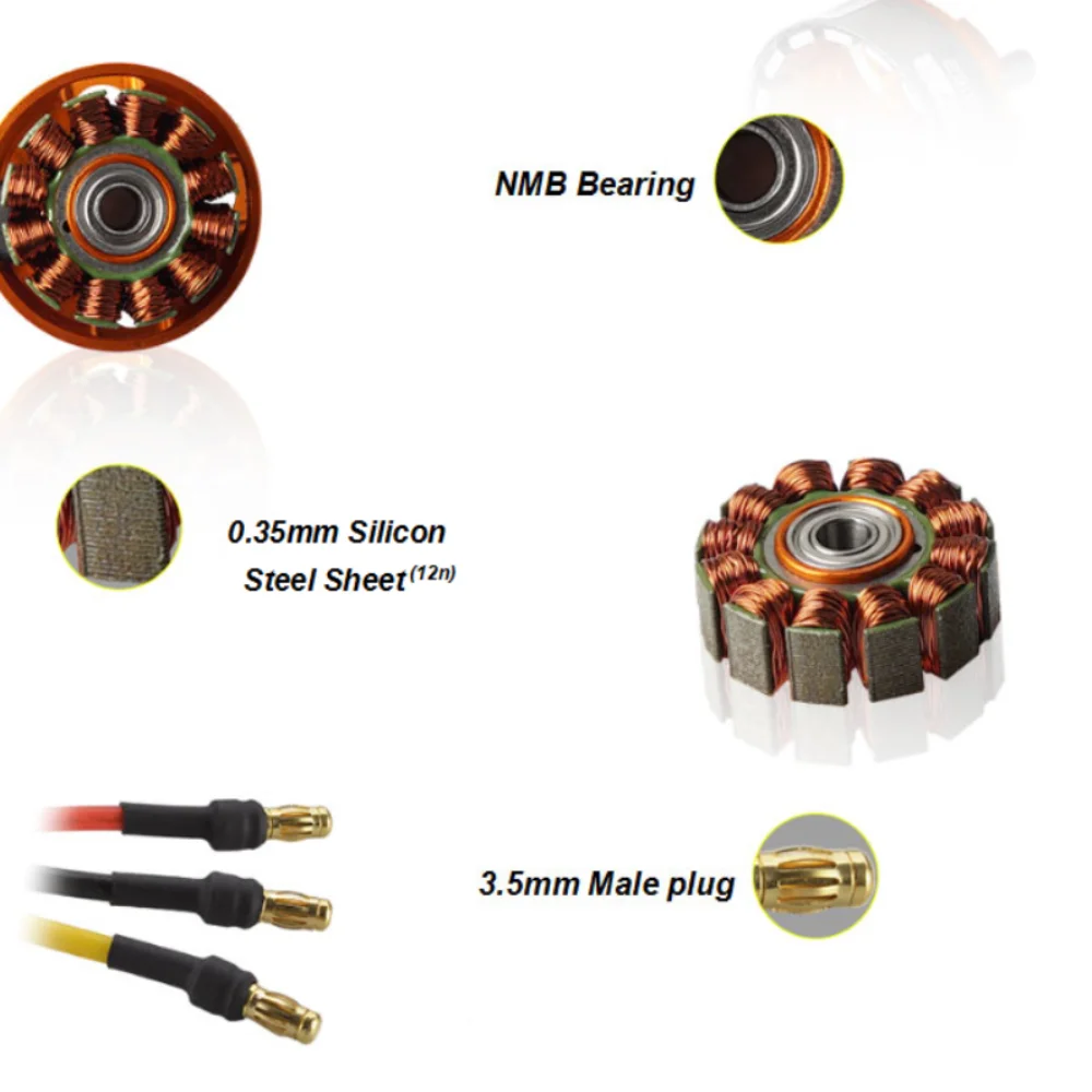 E-Power D3548 3548 790KV 900KV 1100KV Brushless Motor 3-5S For Mini Multicopters RC Plane Helicopter Outrunner | Игрушки и хобби