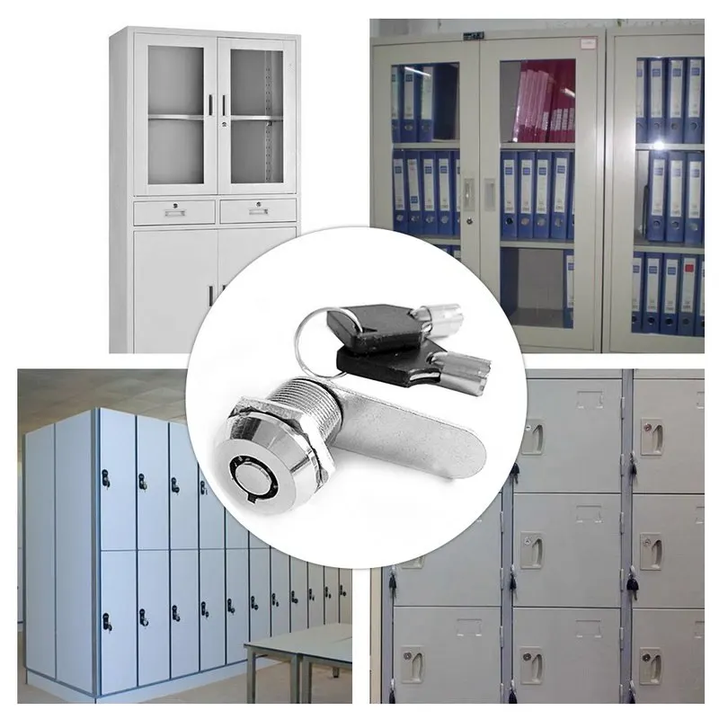 

16-30mm Cabinet Door Mailbox Drawer Cupboard Locker Tubular Cam Cylinder Locks Security Sliding Window Furniture Hardware