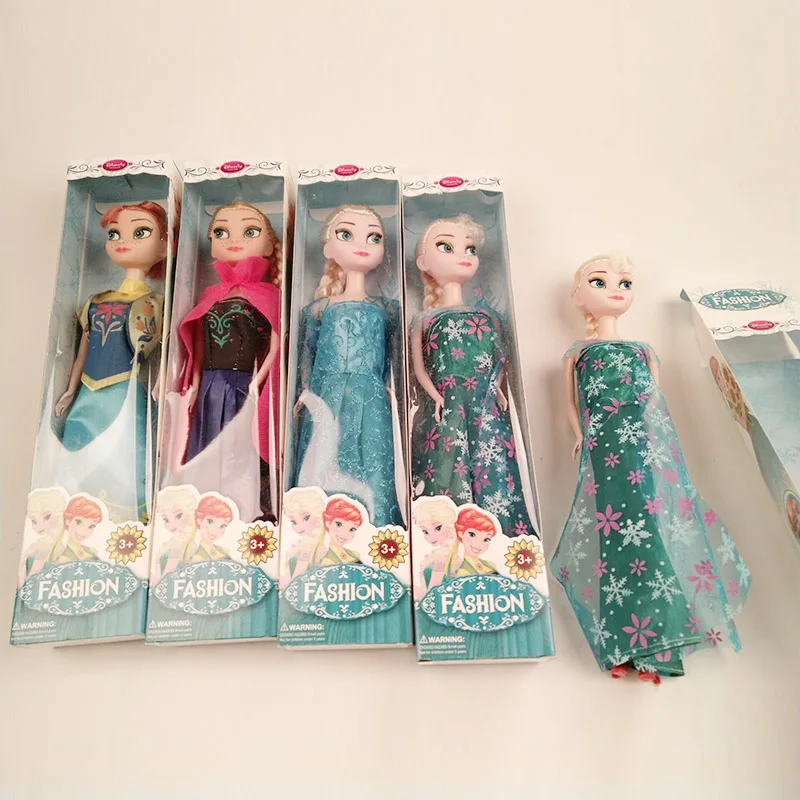 Без коробки, четыре стиля, высокое качество, Boneca, 32 см, Кукла Эльза, игрушки для девочек, Fever 2, куклы принцессы Анны и Эльзы, Одежда для кукол, детей