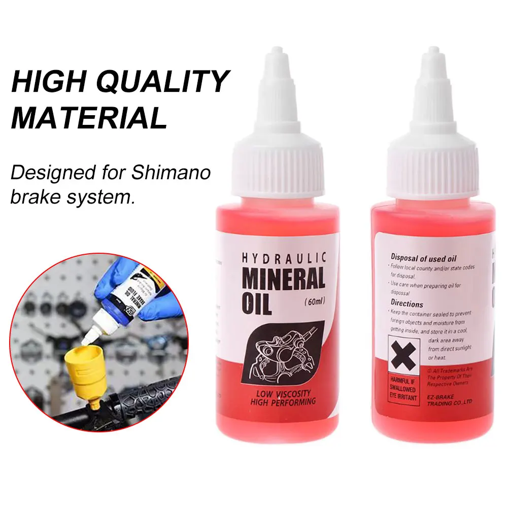 

60ml Bicycle Brake Mineral Oil System Fluid Cycling Mountain Bikes For Shimano 27RD Bike Hydraulic Disc Brake Oil Lubricant