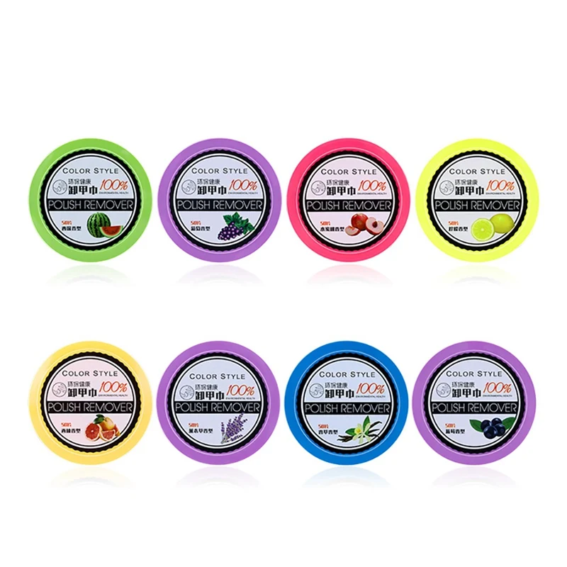 32 шт. салфетки для снятия лака с фруктовым вкусом без раздражения простые в