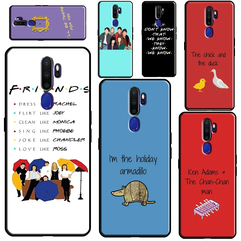 

Friends TV Show Quotes Case For OPPO A15 A83 A91 A93 A52 A72 A31 A53 A5 A9 2020 A1K A3S A5S F5 F7 Find X2 X3 Pro