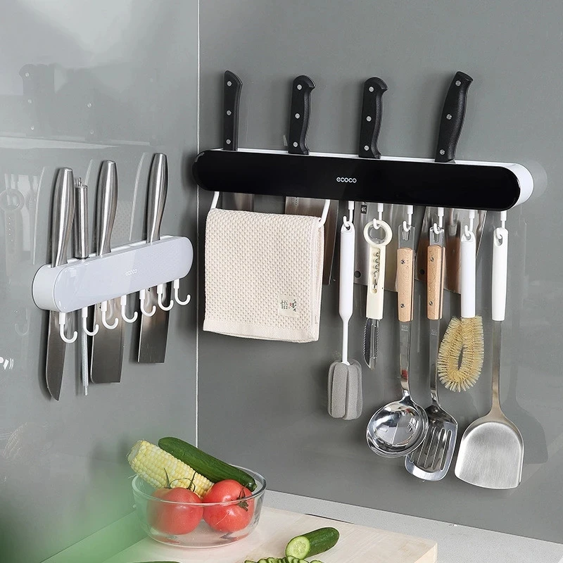

Knife Holder Wall-mounted Kitchen Supplies Knife Holder Knife Chopsticks Cage Rack Shelf Tool Kitchen Knife Holder Multifunction