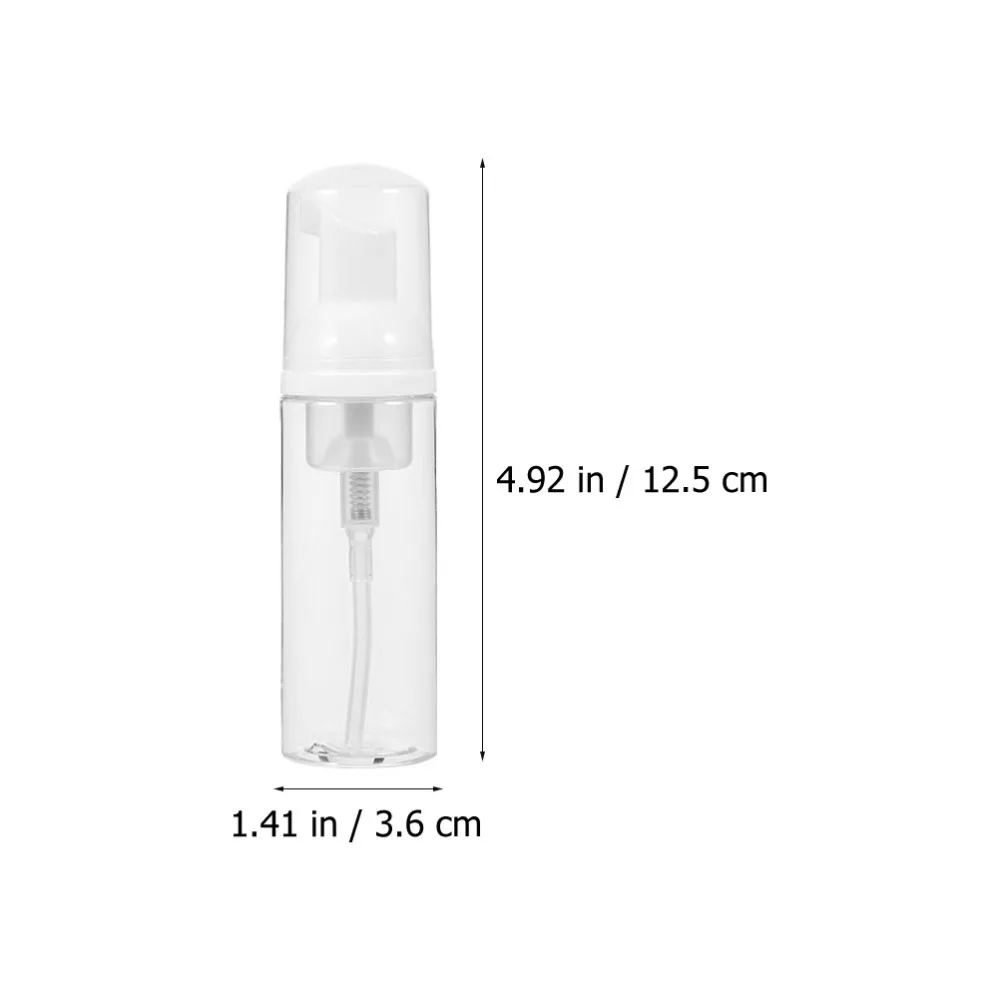 

12Pcs 50ml Foaming Bottle Dispenser for Shampoo Shower Facial Cleanser
