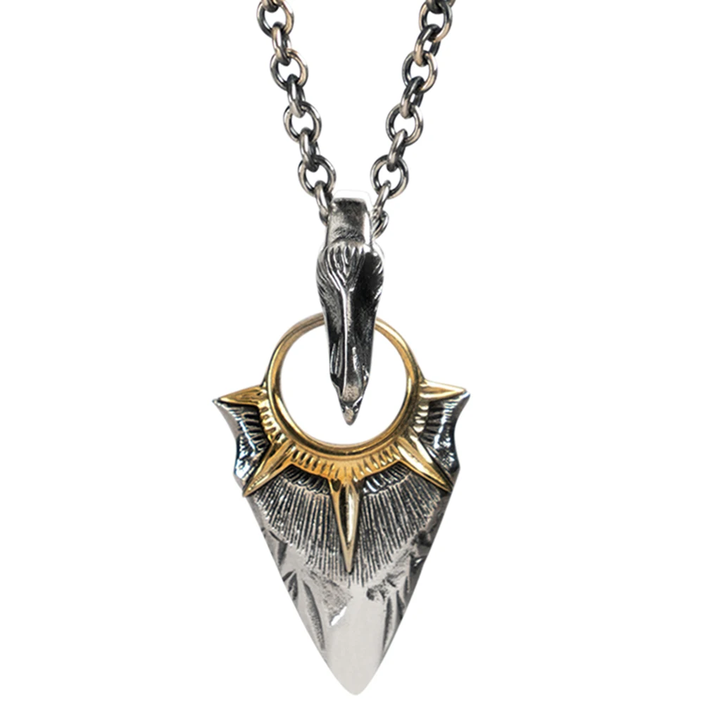 Двухцветная Подвеска со стрелкой из стерлингового серебра 925 пробы