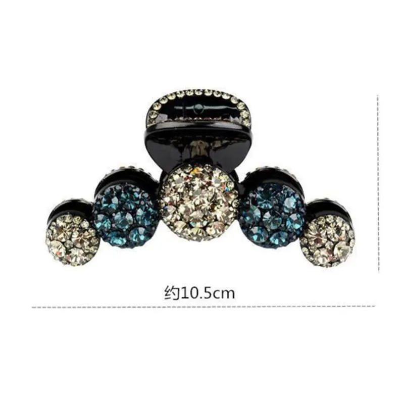 

Women Big Rhinestone Hair Claws Crab Hairpins Crystal Hair Clips Barrettes Ponytail Girls Hair Accessories Ornaments Hairgrip