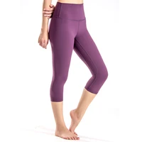 gymazure high waist seamless leggings sport women crop yoga pants elastic capris gym workout leggings fitness running tights