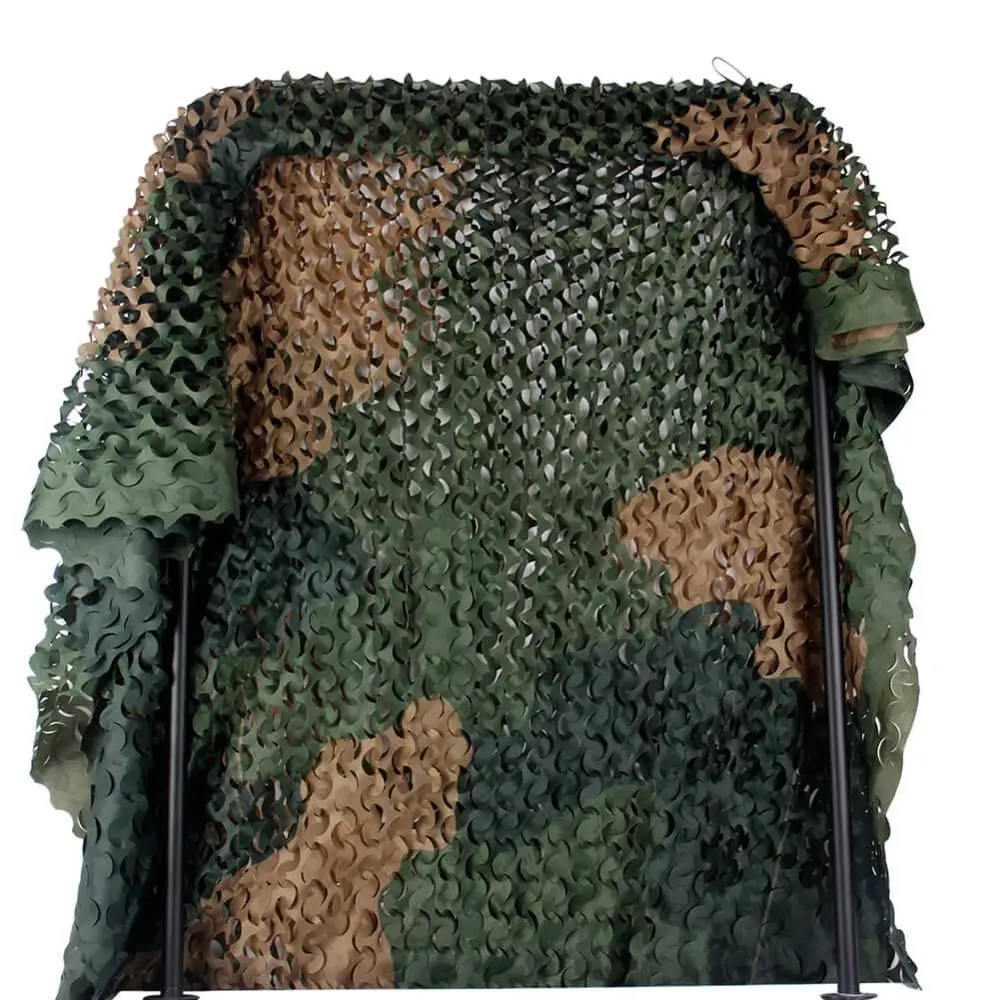 WELEAD большая усиленная камуфляжная сетка для леса 3 цвета военный садовый тент