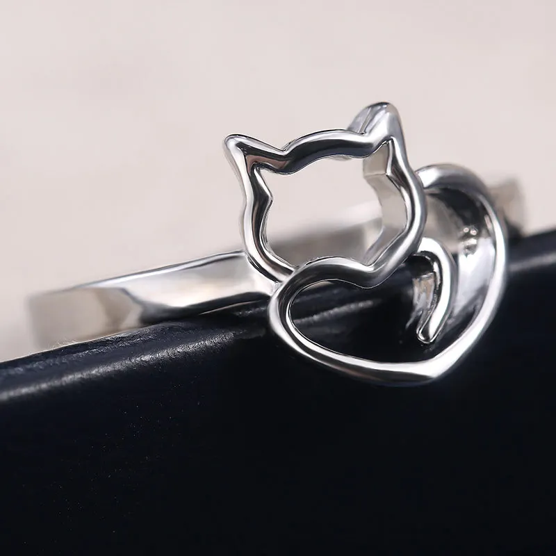 Модные женские Кольца FFLACELL с серебряным покрытием кольца на палец изображением