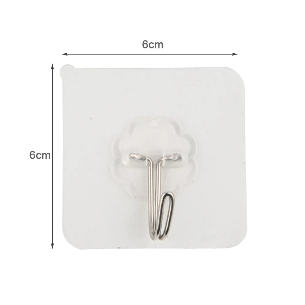 

20Pcs/Set Strong Transparent Self Adhesive Door Wall Hangers Suction Cup Sucker Wall Hooks Hanger For Kitchen Accessories