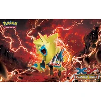 bandai playmat pokemon card game xy phantom forces mat for children gifts table games pad rubber mousepad tcg