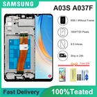 6,5 ''Оригинальный ЖК-дисплей для Samsung Galaxy A03s A037F A037M A037FD дисплей с рамкой сенсорный экран дигитайзер для Samsung A03s дисплей