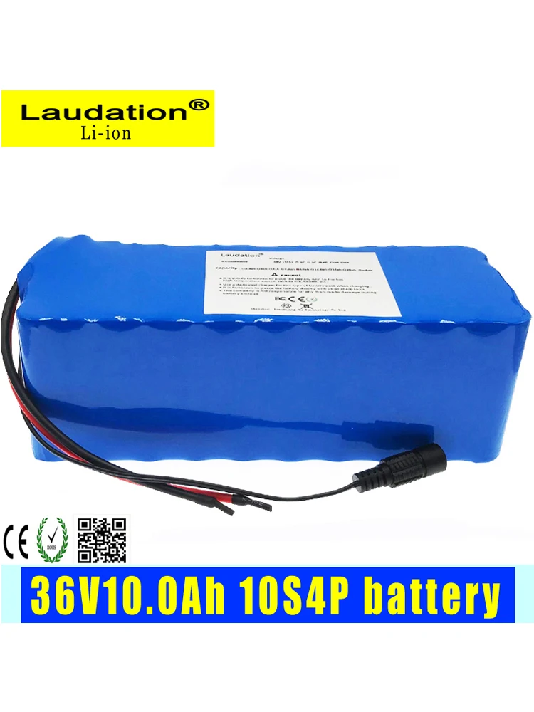 Аккумулятор для электрического велосипеда 36 В литий ионный аккумулятор 18650 10S4P